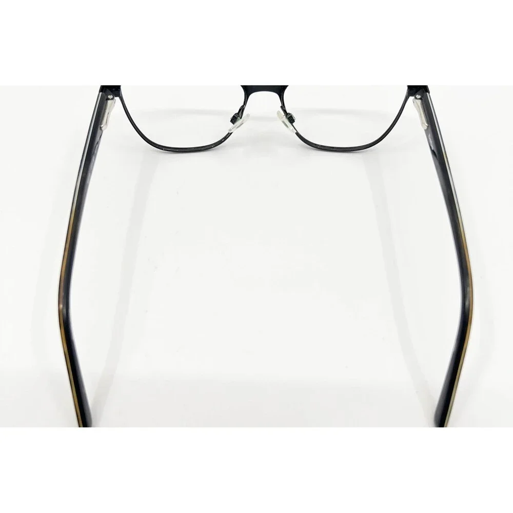 Bebe Eyeglasses Womens Black Floral Cat Eye BB5157 52-16-135